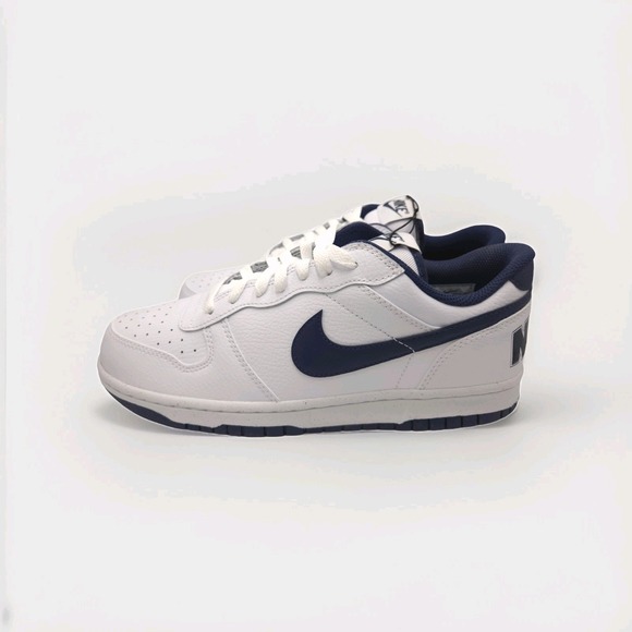 Nike‎ BIG LOW Men's Size 10 MIDNIGHT NAVY 355152-140 Basketball Sneakers Shoes - Picture 2 of 7